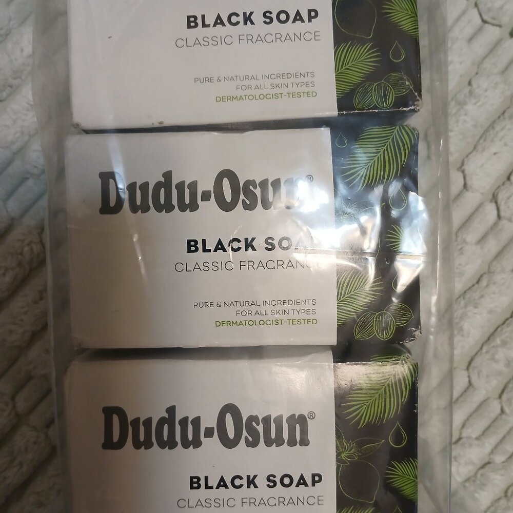 Dudu-Osun Black Soap 3 pk for Men and Women